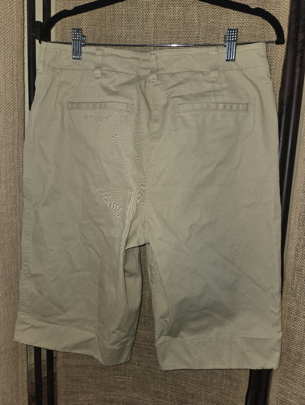 Jones New York Sport Stretch Women's Tan Chino Bermuda Shorts Size 8 - Picture 13 of 13